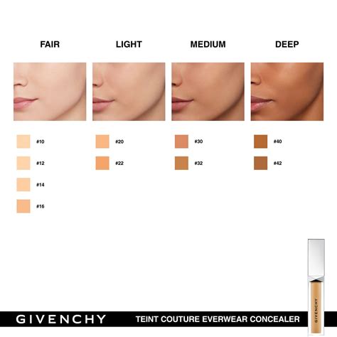 givenchy skin caring concealer swatches|givenchy teint couture everwear concealer.